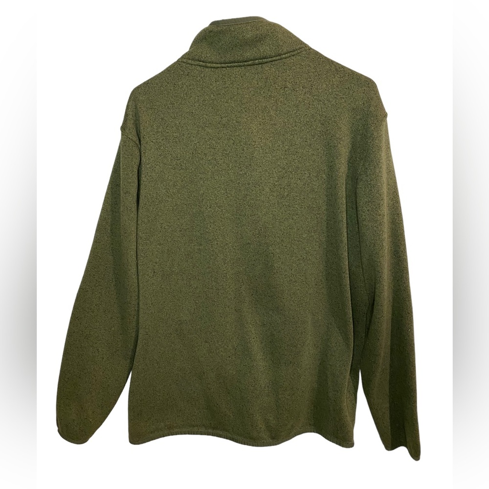 Royal Class men's Marled Top size XL green. 1/4 Button Long Sleeve - Picture 4 of 5